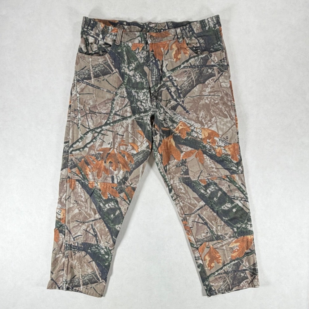 Wrangler Jeans Mens 40x30 Camo Fusion 3D Straight Leg Cotton Pants